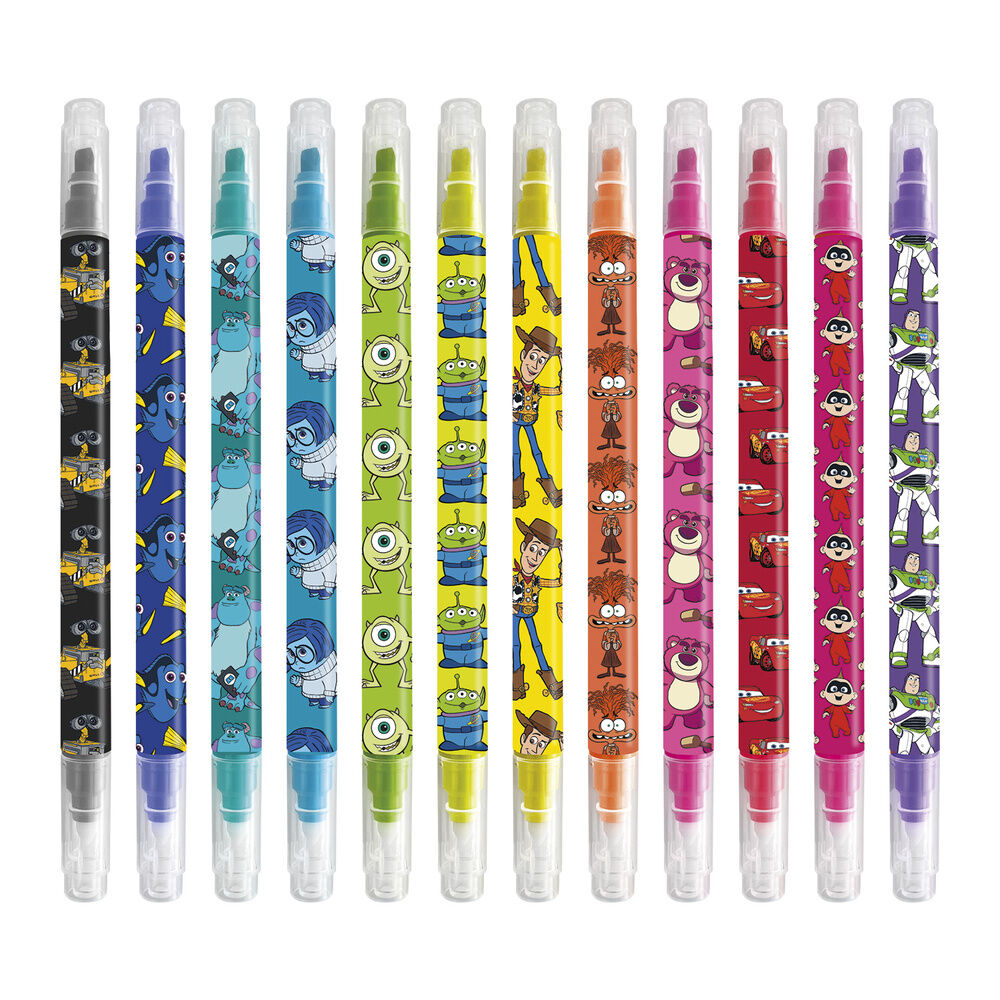 set of 12 disney pixar erasable markers