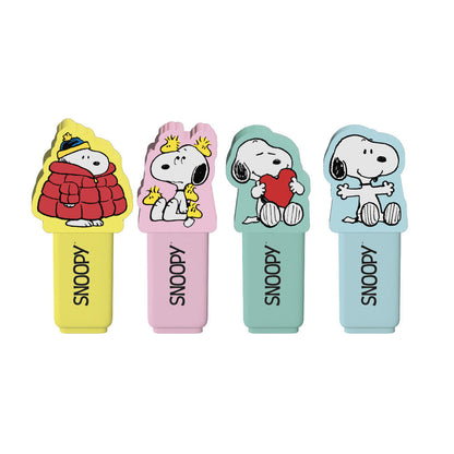 set of 4 snoopy topper highlighters