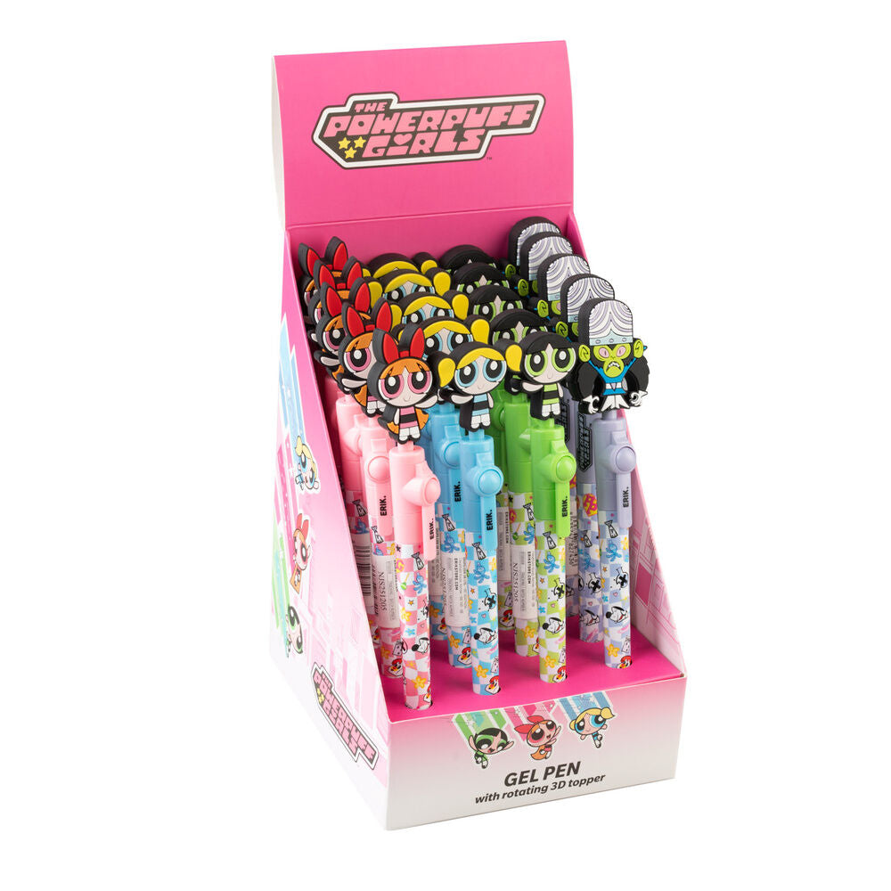 powerpuff girls rotating topper pen