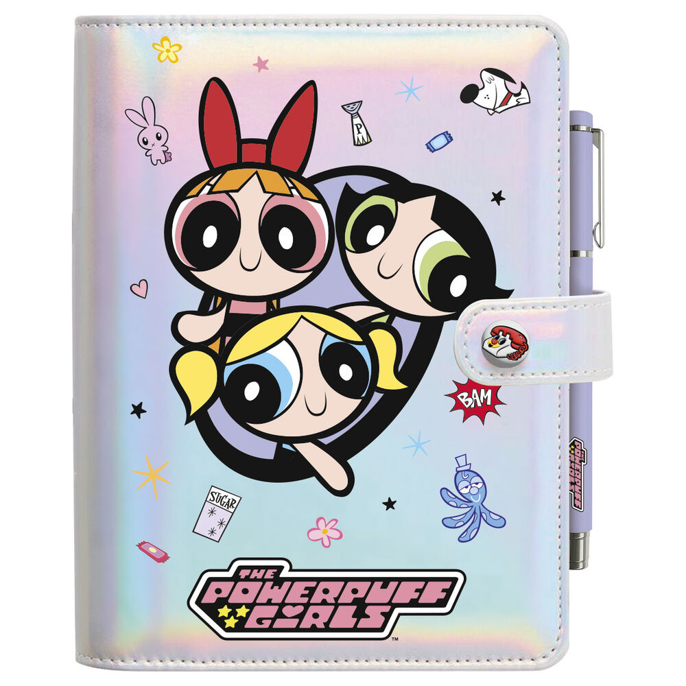 premium a5 notebook  pen the powerpuff girls