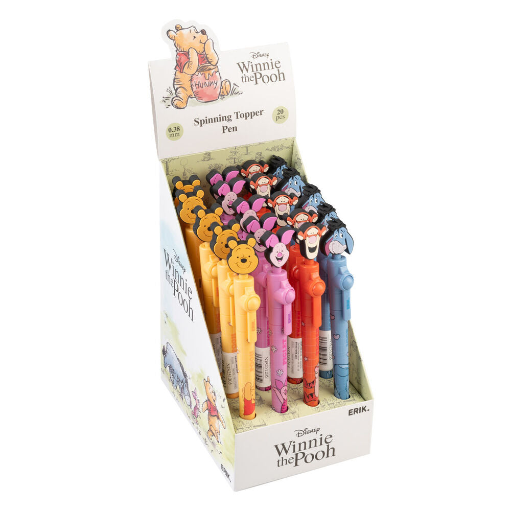 winnie the pooh disney rotating topper pen assortment