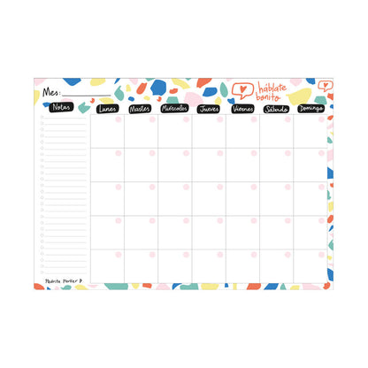 a4 monthly planner talk nicely pedrita parker