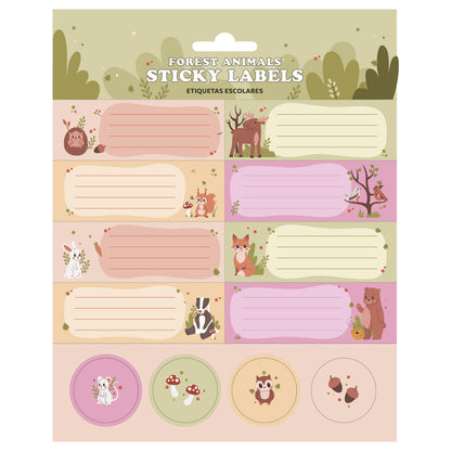 forest animals stickers