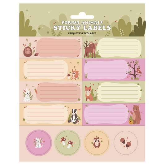 forest animals stickers