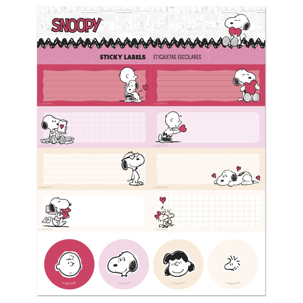 love season snoopy stickers