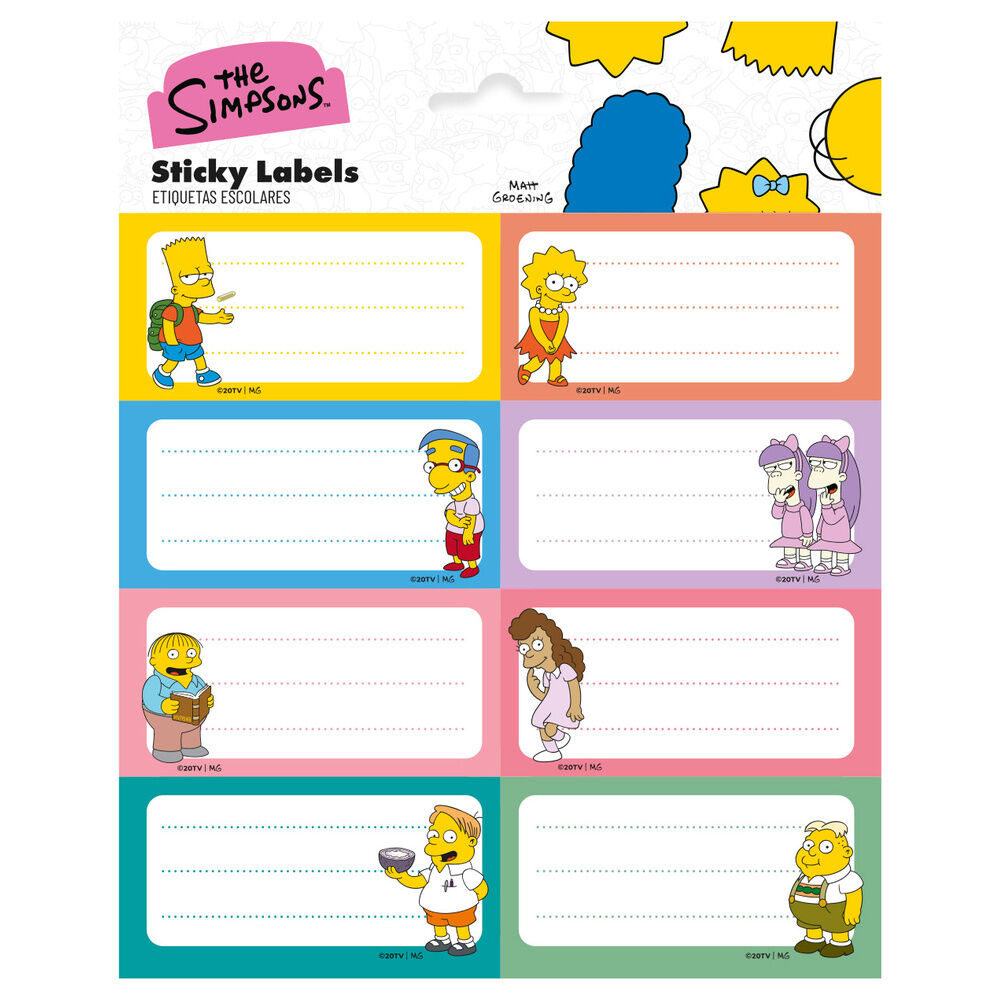 the simpsons stickers
