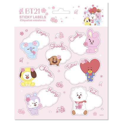 premium bt21 adhesive labels