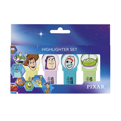 Set di 4 evidenziatori a forma di cappello di Toy Story Disney Pixar