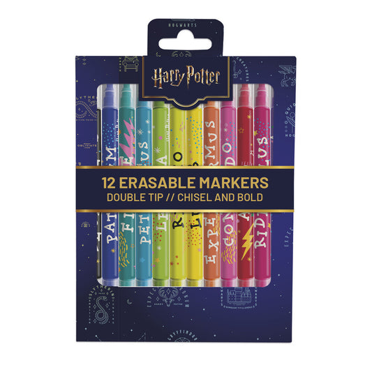 Set of 12 erasable markers Harry Potter spells