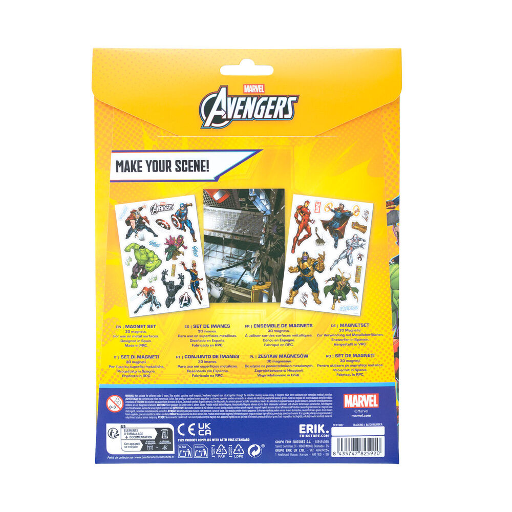 Avengers Marvel Stanzmagnet Set