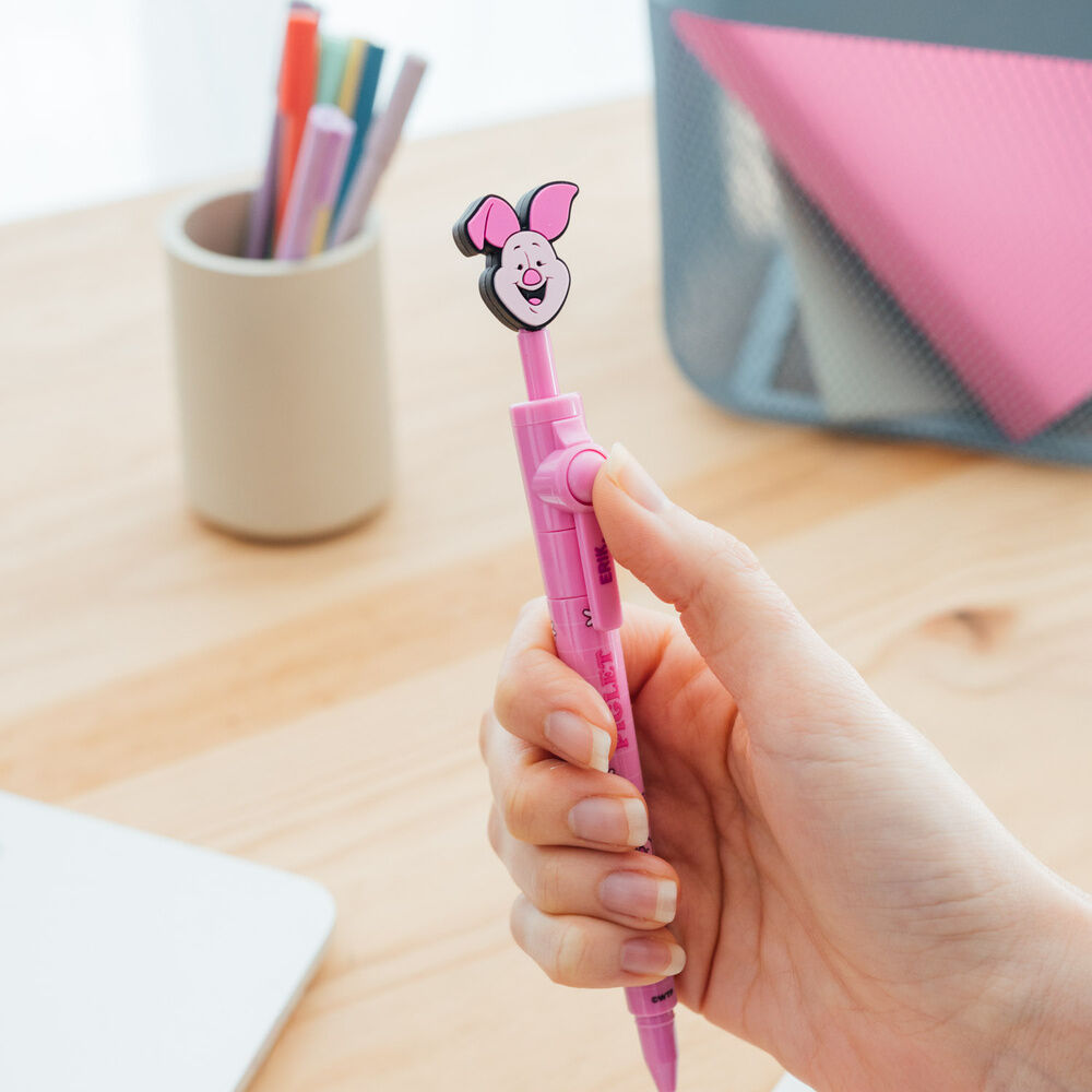 Piglet Winnie the Pooh Disney rotating topper pen