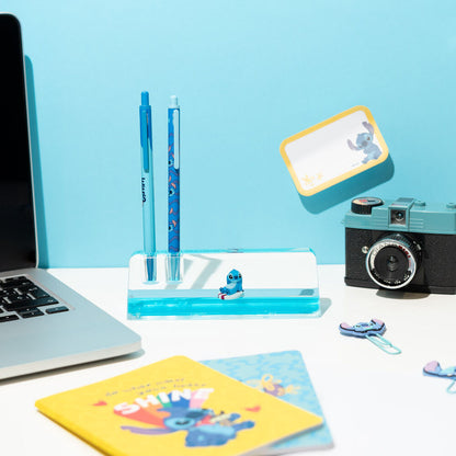 Acrylbasis + Bleistift und Stift Stitch Disney