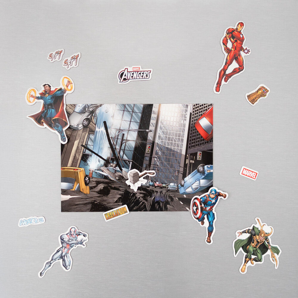 Avengers Marvel Stanzmagnet Set