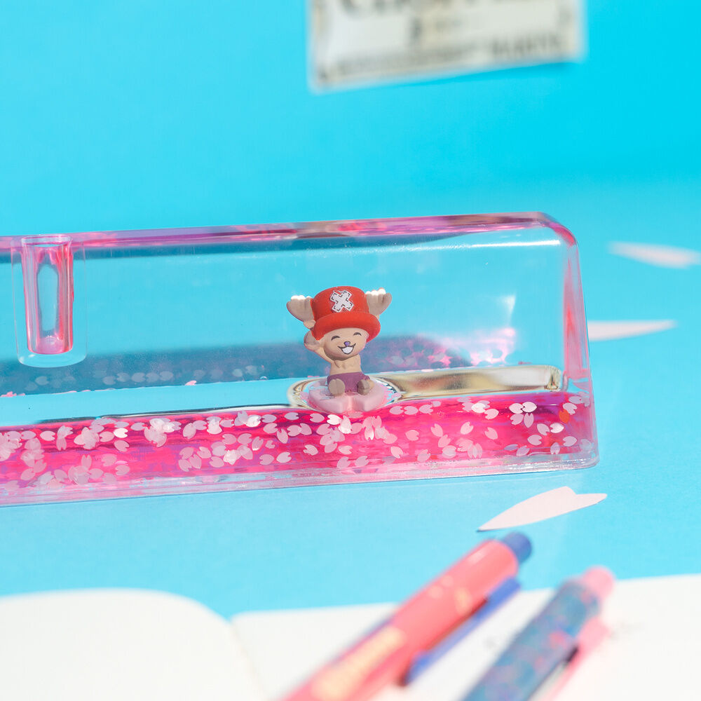 Acrylbasis + Bleistift und Stift Chopper One Piece