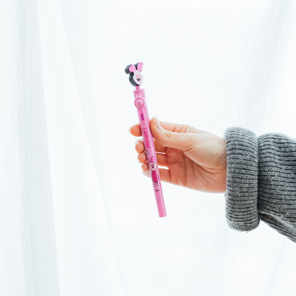 Piglet Winnie the Pooh Disney rotating topper pen