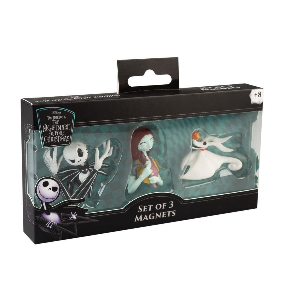 Conjunto de 3 ímãs do filme "O Estranho Mundo de Jack" da Disney