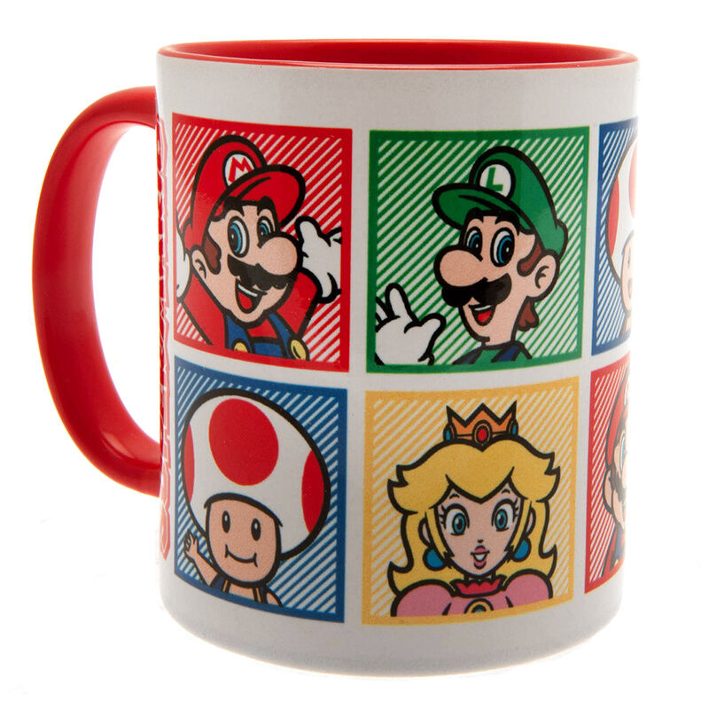 super mario characters mug 325ml