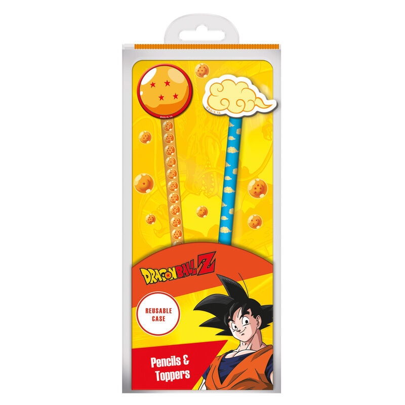 set 2 pencils topper dragon ball z