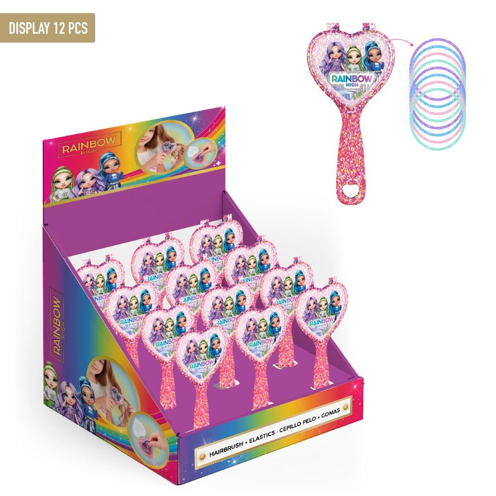 littles rainbow high doll brush