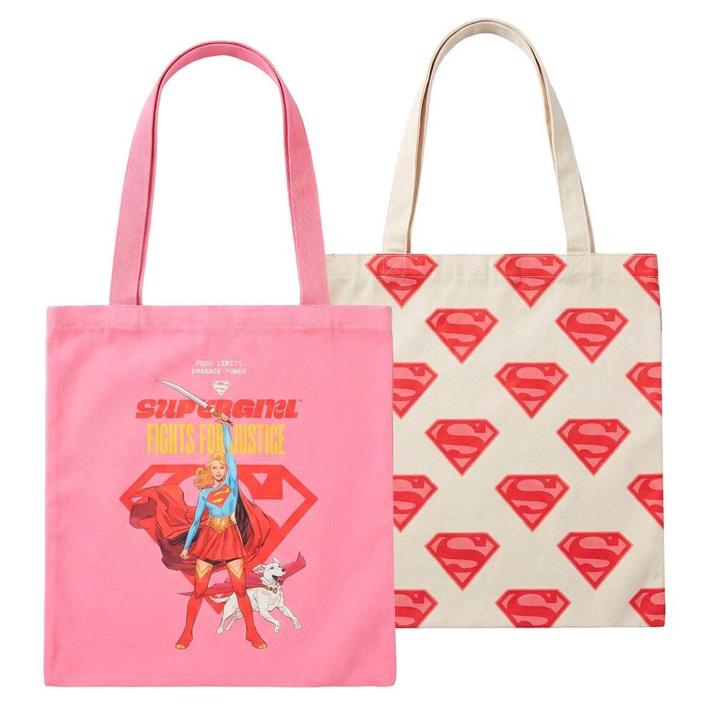 shopping bag supergirl superman dc comics assortment