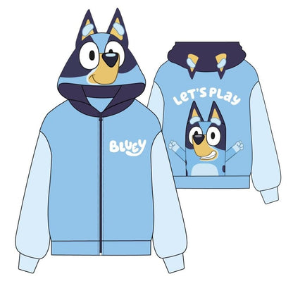 Sweat à capuche zippé Bluey