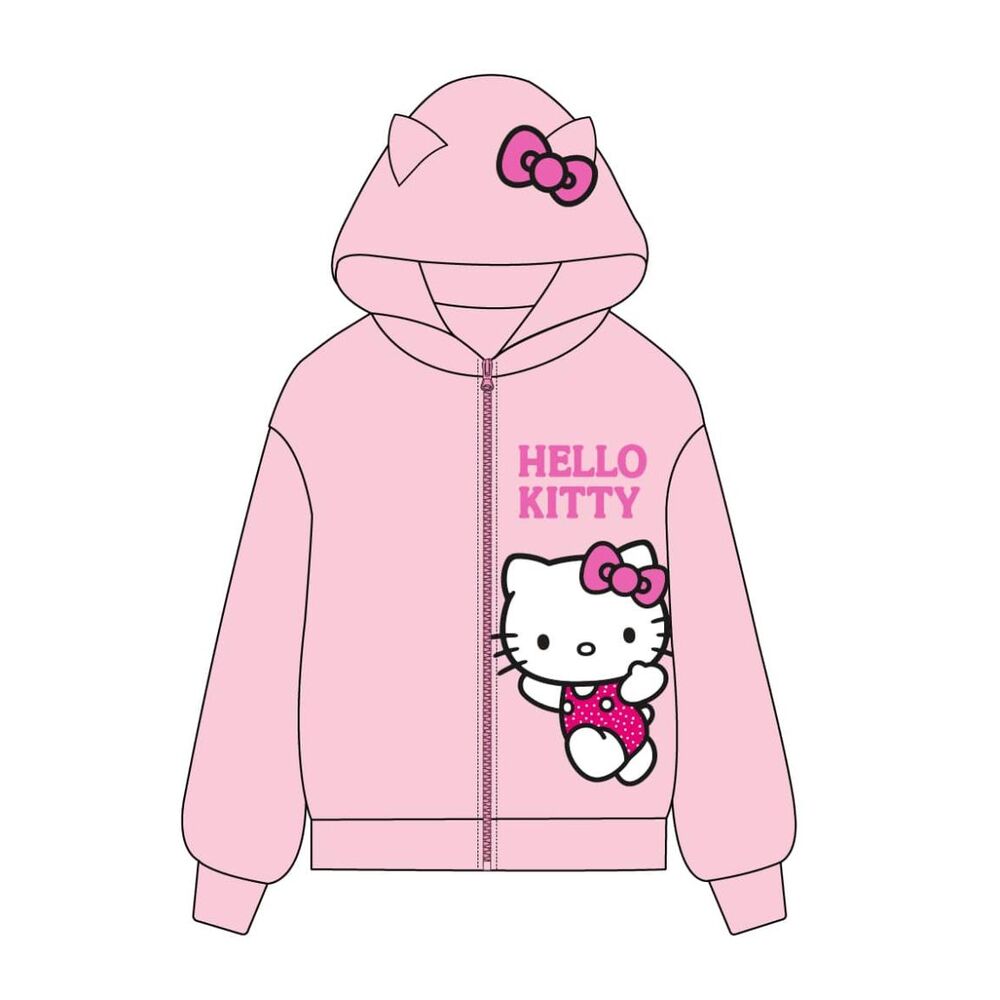 hello kitty zip up hoodie