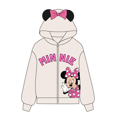 minnie mouse zip up hoodie