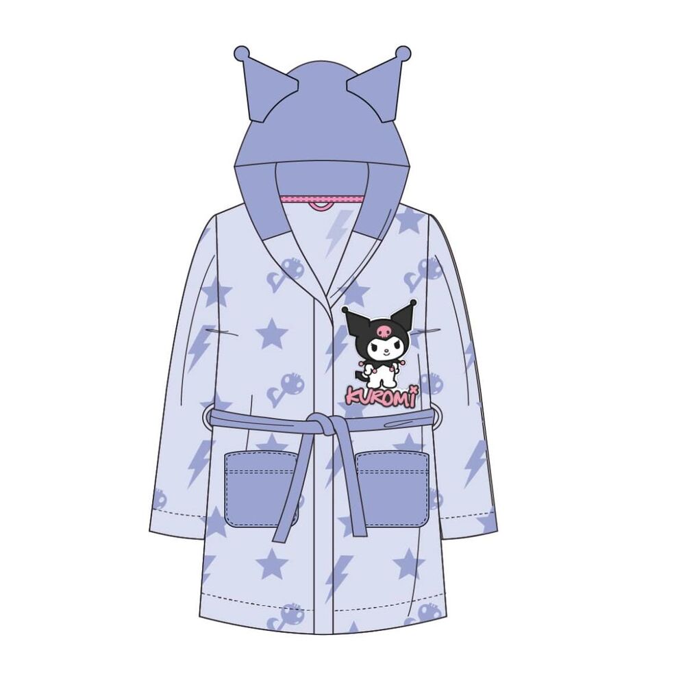 kuromi hello kitty bathrobe