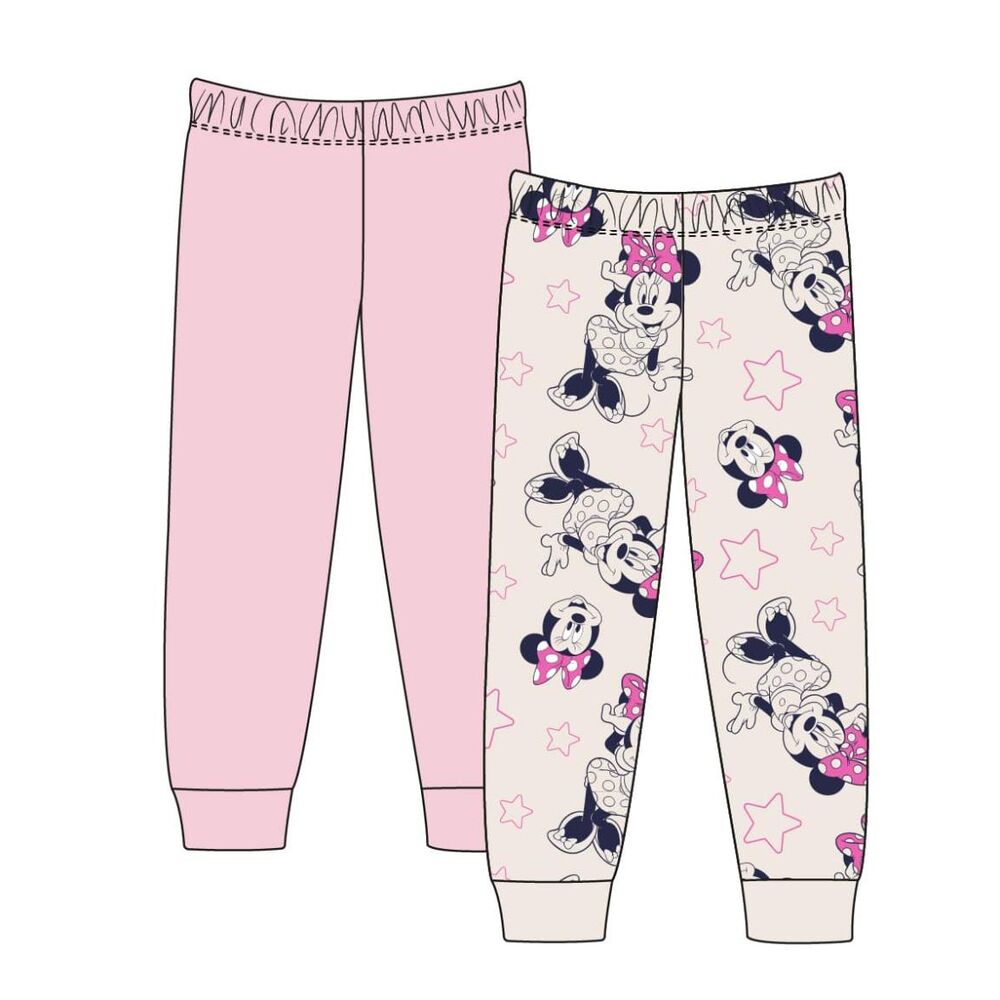 Lot de 2 pantalons Minnie Mouse Disney (assortis)