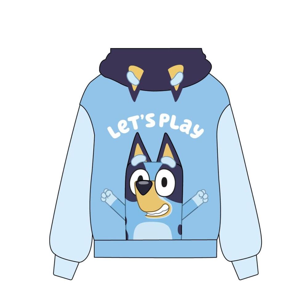 Sweat à capuche zippé Bluey
