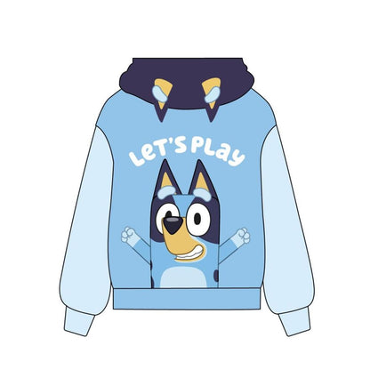 Sweat à capuche zippé Bluey