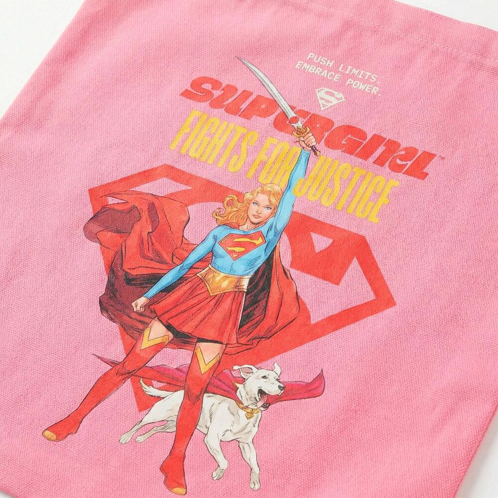 Sacola de compras com sortimento da Supergirl Superman e DC Comics