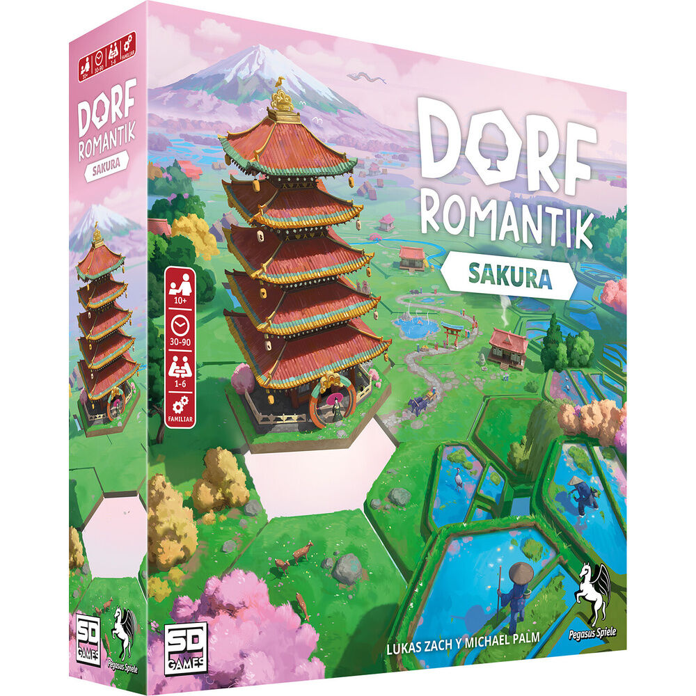 dorfromantik sakura board game (spanish)