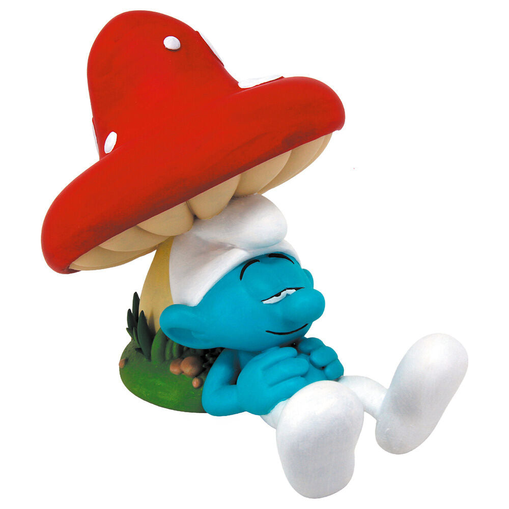 sleepy smurf piggy bank figurine  the smurfs  16cm