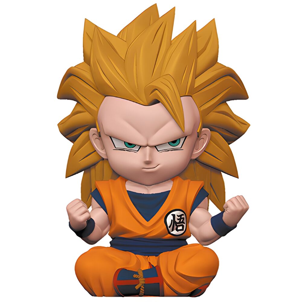 son goku super saiyan 3 dragon ball z piggy bank figure 15cm