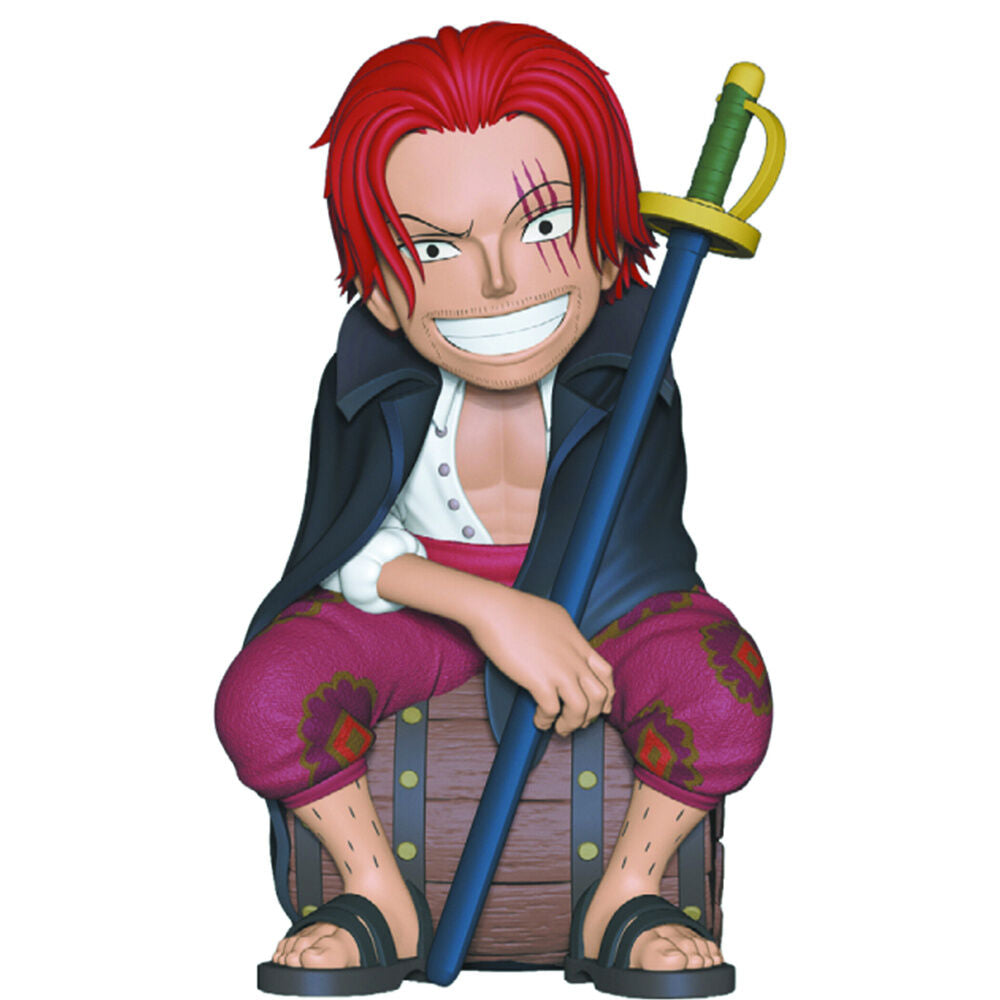 shanks one piece piggy bank figure 15cm