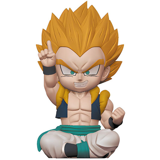 gotenks super saiyan dragon ball z piggy bank figure 15cm