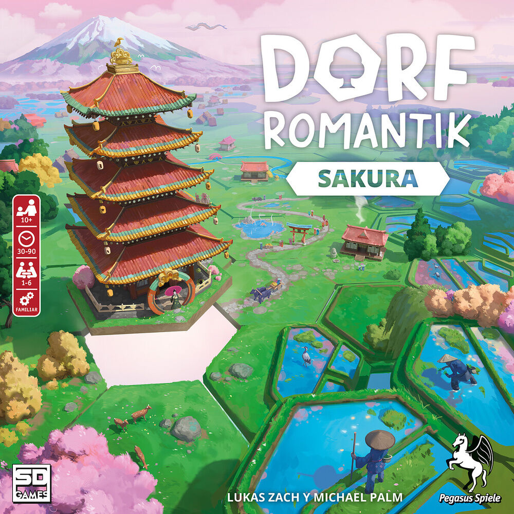 Dorfromantik Sakura board game (Spanish)