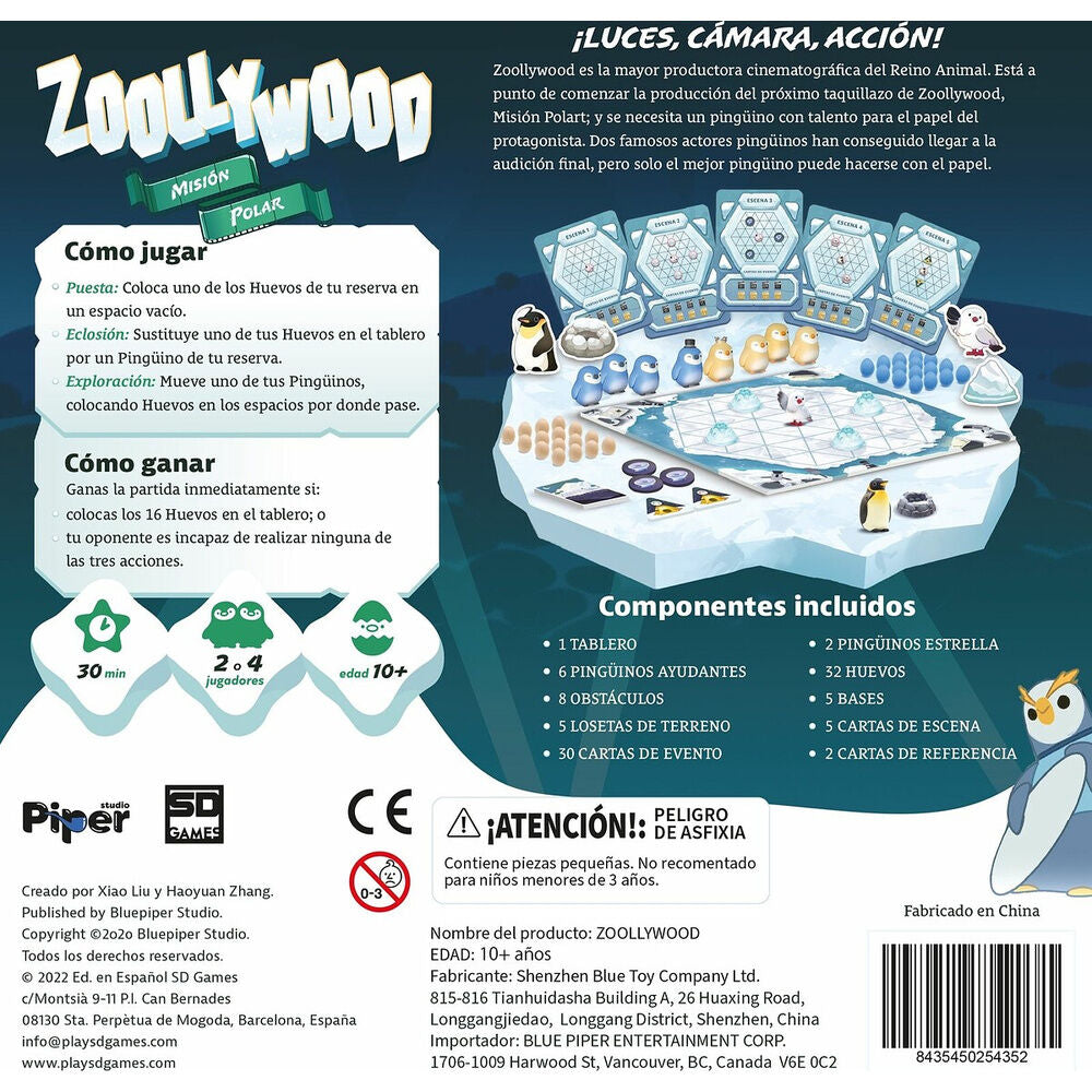 Zolywood Brettspiel (Spanisch)