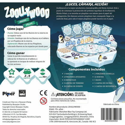 Zolywood Brettspiel (Spanisch)