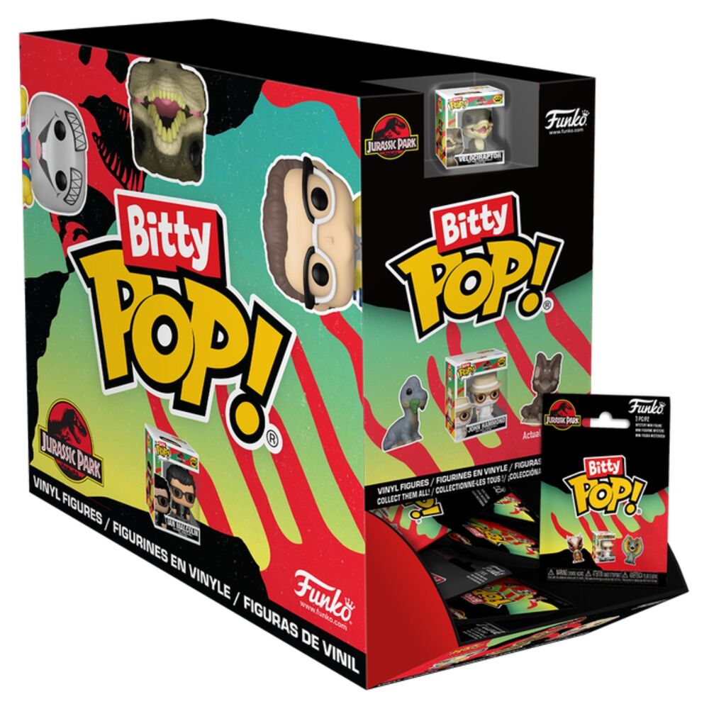 mystery bitty pop jurassic park figure assorted