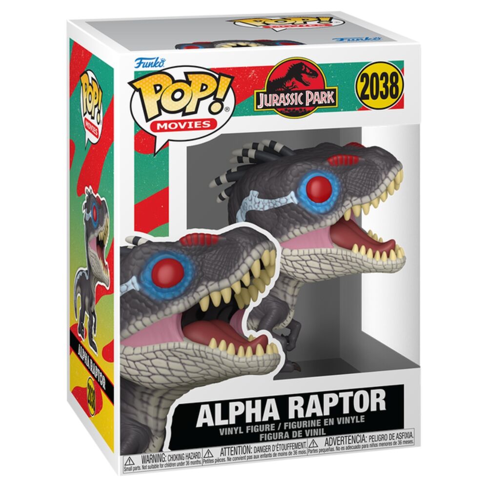 jurassic park alpha raptor pop figure