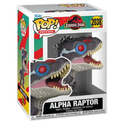 jurassic park alpha raptor pop figure