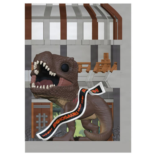 figure pop nooks jurassic park t rex in visitor center
