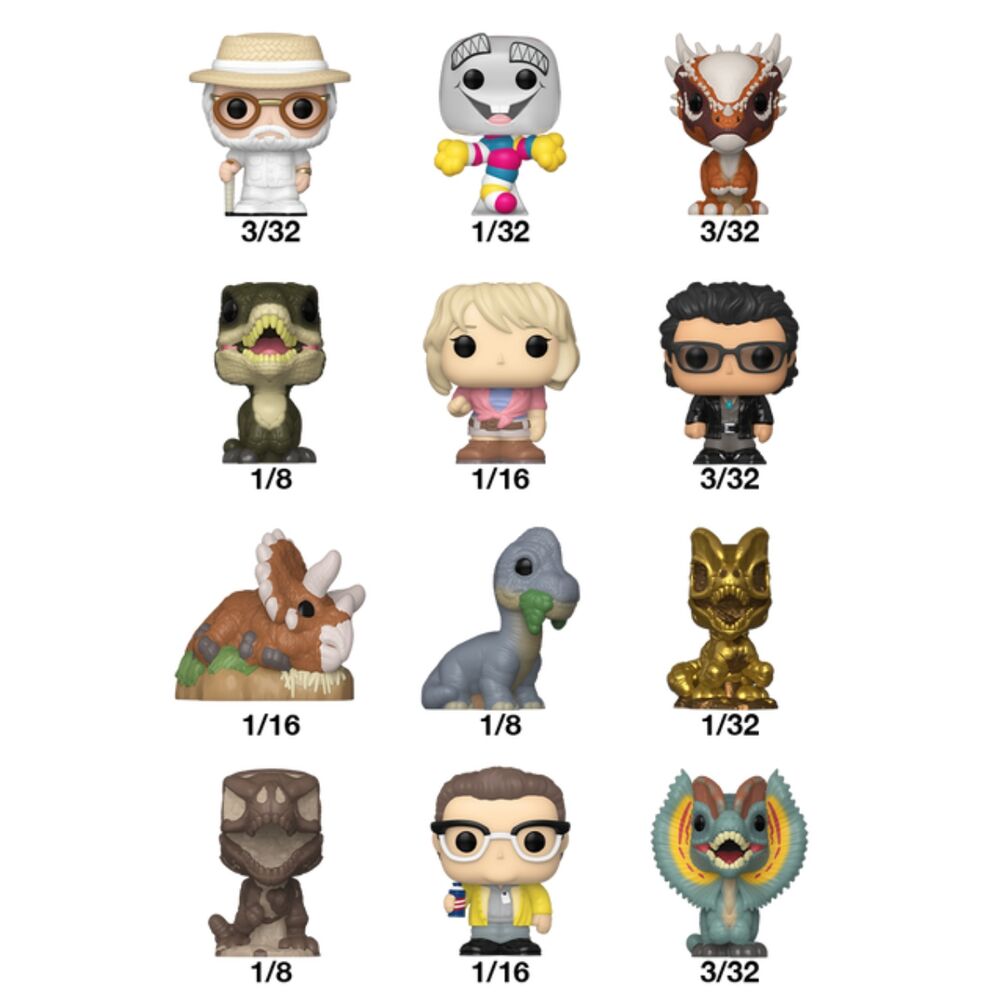 Figura misteriosa Bitty POP Jurassic Park sortida