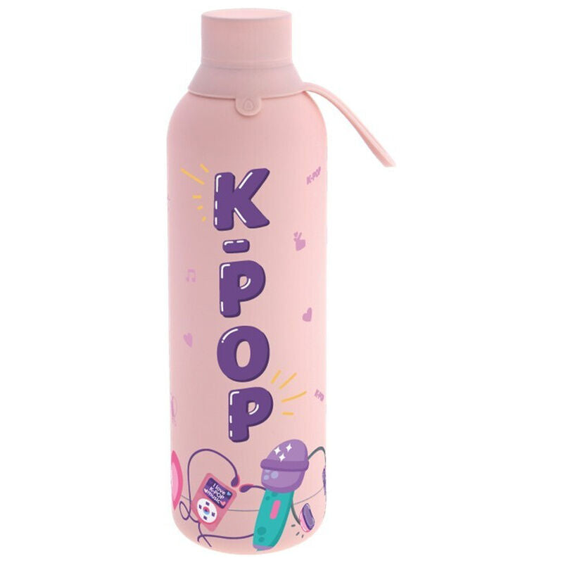 pink k pop thermal bottle 750ml