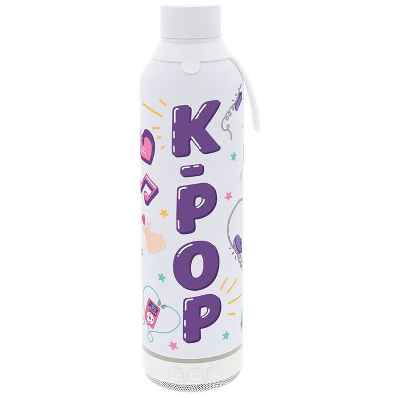 Ice KPop 600ml Thermal Bottle with Speaker