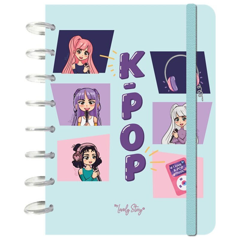 a5 mint k pop notebook