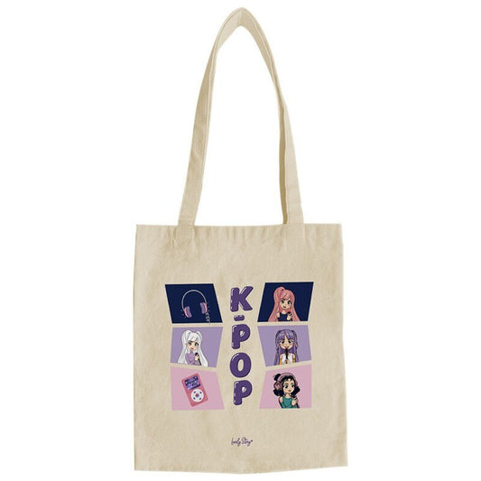 k pop stars canvas bag