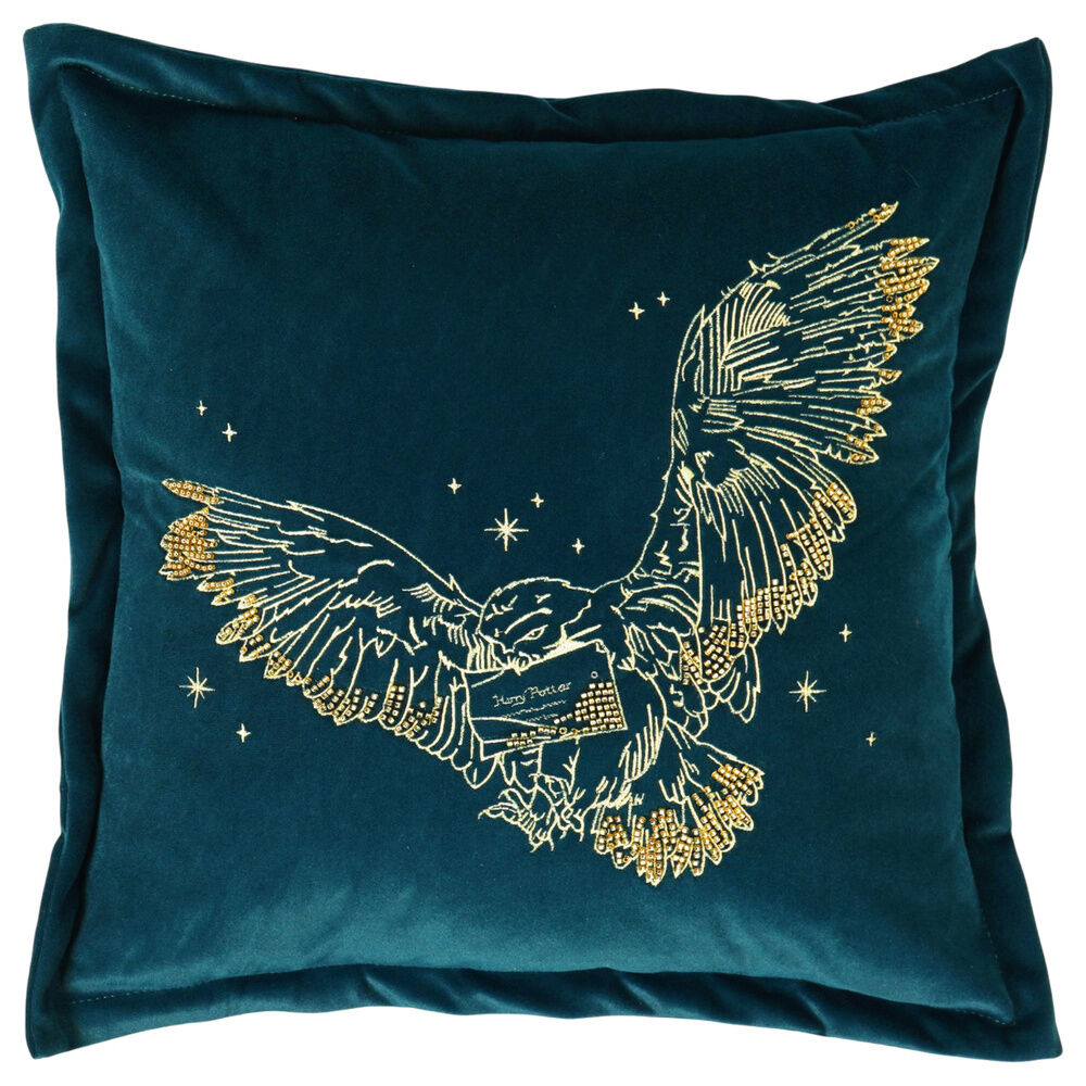 harry potter hedwig velvet cushion
